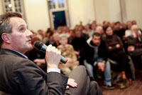 Beim Podiumsgespräch, 4.10.2010