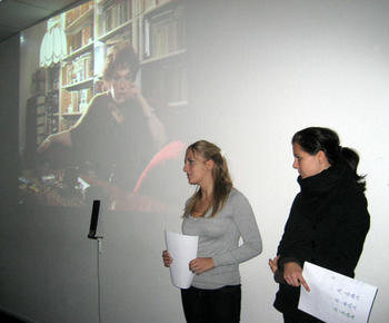 Students' presentation about the biography of Helena Bohle-Szacki