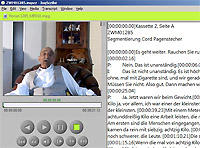 Segmentierung: Timecode-Koppelung von Transkript und Mediendatei für Volltextsuche und Untertitel