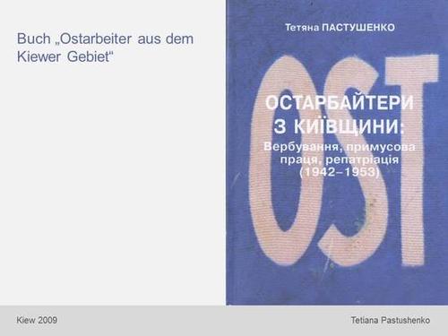 Buch "Ostarbeiter aus dem Kiewer Gebiet"