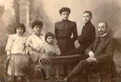 Familie Tobolski, Helena Bohle-Szackis Großeltern mütterlicherseits, Lodz (Polen), um 1890