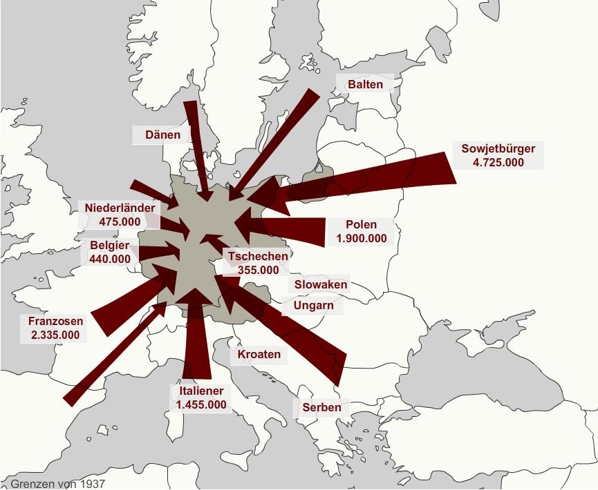 Interaktivní mapa země původu