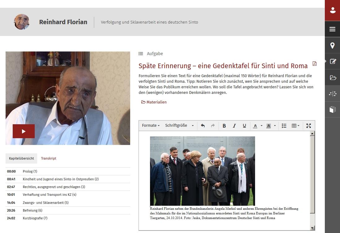 Reinhard F. in "Lernen mit Interviews"